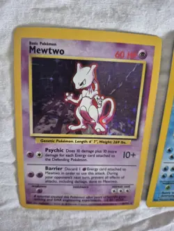 Pokemon TCG HOLO LOT- Mewtwo Chansey Gyarados BASE SET WOTC NM Near Mint - Image 5