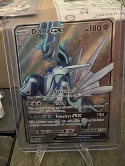 2018 Pokemon Sun & Moon - Forbidden Light Dialga GX #125 Light Play - Image 1