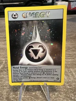 Pokemon TCG Metal Energy Neo Genesis 19/111 Holo Unlimited Holo Rare LP - Image 1