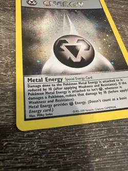 Pokemon TCG Metal Energy Neo Genesis 19/111 Holo Unlimited Holo Rare LP - Image 5