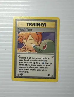 2000 Pokemon Gym Challenge 1st Edition Misty's Tears #118/132 - Image 1