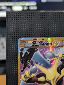ALAKAZAM EX SECRET 125/124 XY FATES COLLIDE POKEMON ENGLISH LP - Image 2