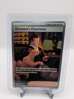 Pokemon TCG -Giovanni's Charisma - Pokemon 151 204/165 - Special Illustration - Image 1