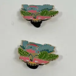 Lot Of 2 Pokemon Mega Venusaur Enamel Lapel Pin Nintendo Official Evolution 2016 - Image 3