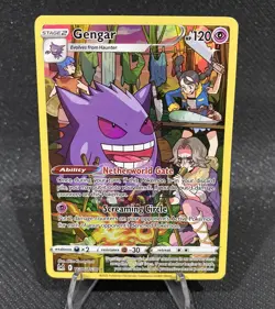 Pokemon Gengar TG06/TG30 Swsh11: Lost Origin Trainer Gallery Holo NM - Image 1