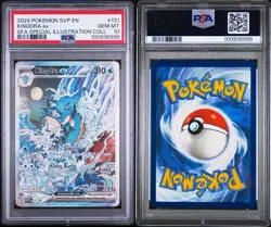 2024 POKEMON SVP EN-SV BLACK STAR PROMO #131 KINGDRA EX PSA 10 - Image 2