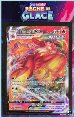 Carte Pokemon Brasegali VMAX 021/198 EB06 Regne de Glace Epee Bouclier FR - Image 1