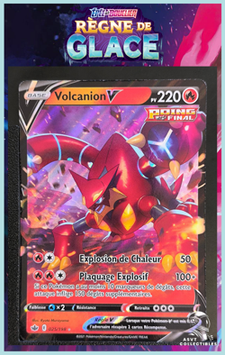 Carte Pokemon Volcanion V 025/198 EB06 Regne de Glace Epee Bouclier FR - Image 1