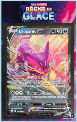 Carte Pokemon Leopardus V 104/198 EB06 Regne de Glace Epee Bouclier FR - Image 1