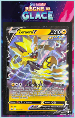 Carte Pokemon Zeraora V 053/198 EB06 Regne de Glace Epee Bouclier FR - Image 1