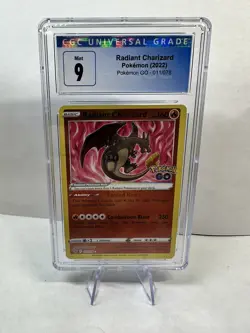 Radiant Charizard 011/078 CGC Mint 9 Pokemon GO TCG 2022 - Image 1