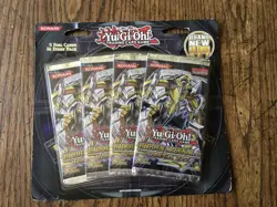 Yu-Gi-Oh Hidden Arsenal 6 Omega XYZ Blister Pack 4 Packs 1st Edition NEW SEALED - Image 1