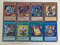 Yugioh Toon Deck Black Luster Soldier Magician Red Blue Eyes Kingdom - Free Pack - Image 1