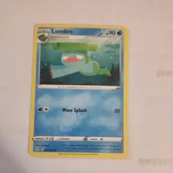Lombre 33/203 Pokemon Card Evolving Skies Uncommon 90 NM REGULAR - Image 1