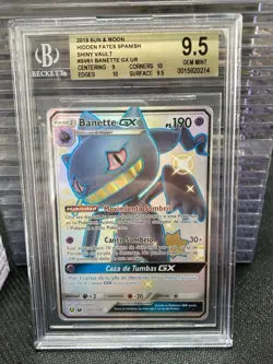 ~ESP~ SPANISH BGS 9.5 Banette GX SV61 Hidden Fates Pokemon Card - Image 1