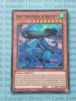 DOOD-EN016 Radiant Typhoon Varuroon, the Vibrant Vortex Yu-Gi-Oh Card 1st New - Image 1