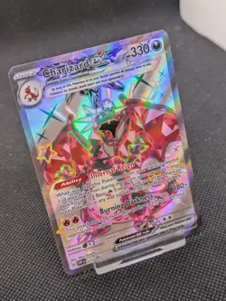Charizard ex SVP074 Paldean Fates Holo Rare Promo Pokemon Card * New * - Image 2