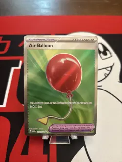 Pokemon TCG Mega Evolutions Air Balloon 166/132 Secret Rare Near Mint NM Card - Image 1