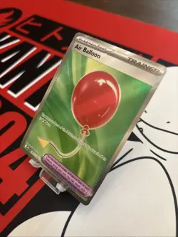 Pokemon TCG Mega Evolutions Air Balloon 166/132 Secret Rare Near Mint NM Card - Image 3