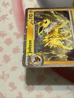Jolteon SVP169 Cosmos Holo Black Star Promo Pokemon TCG Card with Ear Swirl - Image 5