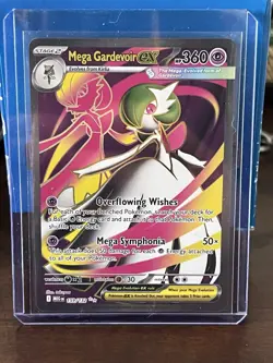 Mega Gardevoir EX Pokemon Card 360 HP - Overflowing Wishes & Mega Symphonia - Image 1