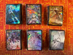 YUGIOH MAGNIFICENT MAVENS CARD SLEEVES (70) FULL SET SKY STRIKER WITCHCRAFTER - Image 1