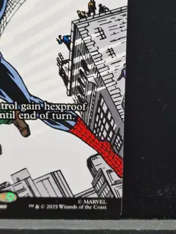 Heroic Intervention 0034 ~ **Borderless** Mythic MTG Marvel Spider-Man Near Mint - Image 5