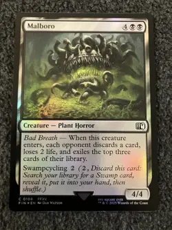 Magic The Gathering MTG - Malboro Foil - FIN - Image 1