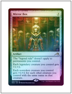 1x Mirror Box, Foil, Kamigawa Neon Dynasty, Magic the Gathering MTG NM - Image 1