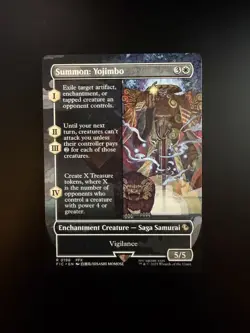 MTG Final Fantasy English Summon: Yojimbo Borderless 0196 Non-Foil - Image 1