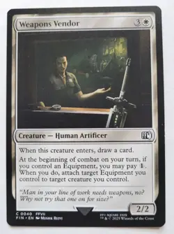 MTG - Final Fantasy: Weapons Vendor (0040) - Common - Near Mint - Image 1