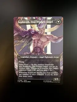 MTG Final Fantasy English Sephiroth, Fabled Soldier Borderless 0382 Non-Foil - Image 2