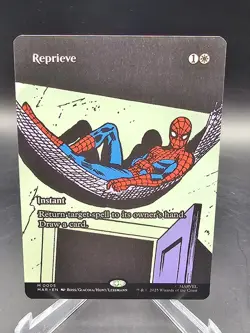 NM Borderless Reprieve, MTG, Marvel's Spider-Man, Magic the Gathering, 5 - Image 1