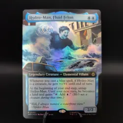 Hydro-Man, Fluid Felon (Extended Art Foil) 250 (R) MTG Marvel's Spider-Man (SPM) - Image 1