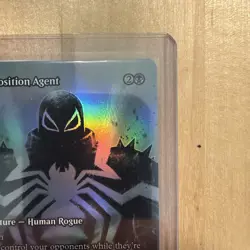 MTG Marvel's Spider-Man OPPOSITION AGENT Creature Human Rogue BORDERLESS FOIL - Image 3