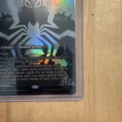 MTG Marvel's Spider-Man OPPOSITION AGENT Creature Human Rogue BORDERLESS FOIL - Image 4