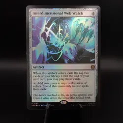 MTG Interdimensional Web Watch 0278 Foil (Extended Art) R Marvel’s Spider-Man NM - Image 1