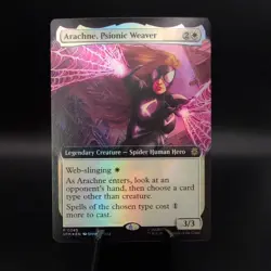 MTG Arachne, Psionic Weaver 0245 Foil (Extended Art) Marvel Spider-Man NM SPM - Image 1