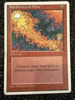 Red Elemental Blast MTG Core Set 4th Edition Regular - Image 1