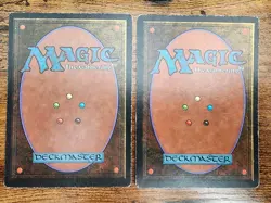 MTG ⭐Armageddon & Sinkhole⭐ UNLIMITED ⭐MP/LP⭐ ⭐18 HQ pics ⭐1993 Vintage Magic x2 - Image 2