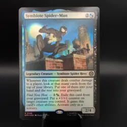 Symbiote Spider-Man (Foil) 0156 (R) MTG Marvel's Spider-Man (SPM) - Image 1