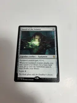 Sword of the Animist - Foil Magic Origins Magic mtg Light Play, English x1 - Image 1