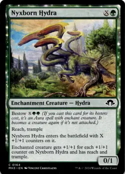 MTG Nyxborn Hydra Normal NM Modern Horizons 3 Magic 164 - Image 1