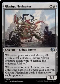 MTG Glaring Fleshraker Normal NM Modern Horizons 3 Magic 7 - Image 1