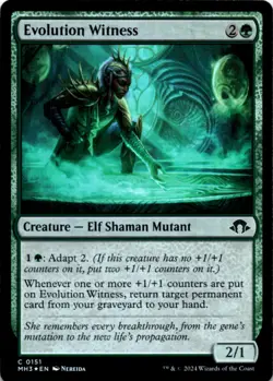 MTG Evolution Witness Foil NM Modern Horizons 3 Magic 151 - Image 1