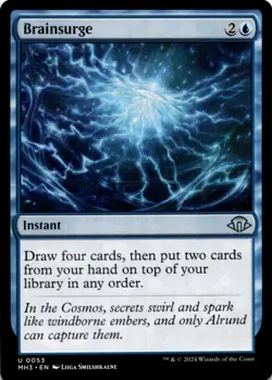 MTG Brainsurge Normal NM Modern Horizons 3 Magic 53 - Image 1