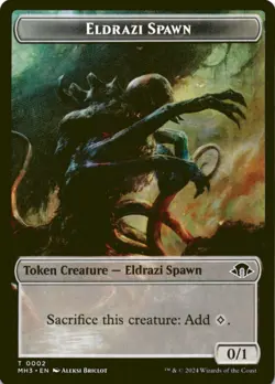 MTG Eldrazi Spawn Token Normal NM Modern Horizons 3 Magic 2 - Image 1