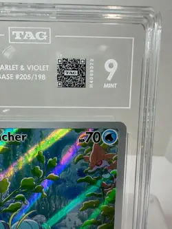 TAG 9 Mint - CLAUNCHER 205/198 Pokemon TCG Scarlet & Violet Base - Image 3