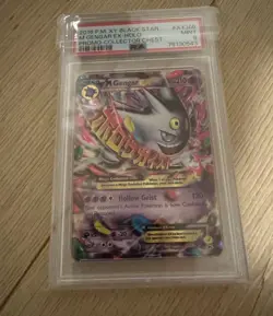 2016 POKEMON BLACK STAR PROMO MEGA GENGAR EX #XY166 HOLO PSA 9 MINT - Image 1