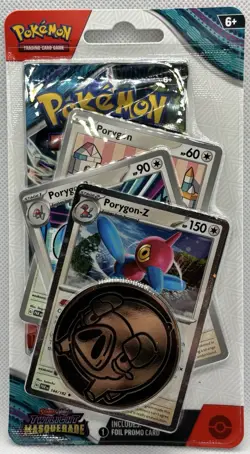 Pokemon TCG Scarlet & Violet 6 Twilight Masquerade Checklane Blister - Porygon-Z - Image 1
